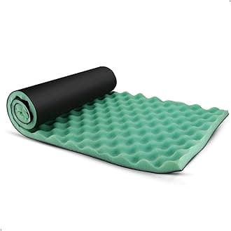 BXI Double Noise Insulation Soundproofing Foam - 39.4 X 13.4 X 1 Inches Egg Crate Sound Proof Acoustic Foam Panels - Sound Dampening Panels for HVAC, Pipe, Machine, Wall and Door