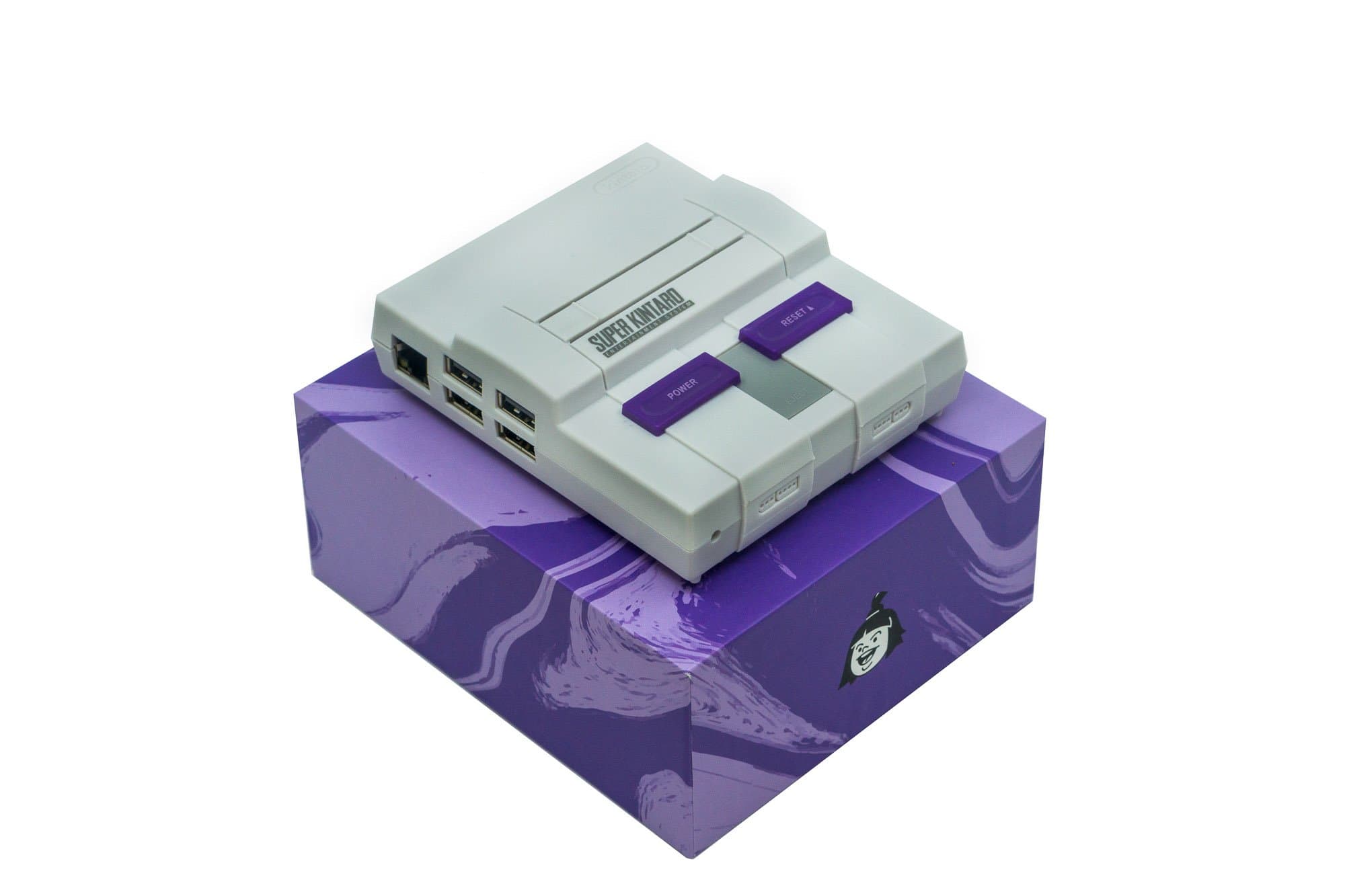 Kintaro Super Kuma - SNES Inspired Raspberry Pi Case - High Performance Aluminum Heatsink – Multi Compatible Model (Raspberry Pi Model 3, 2, B and Asus Tinker Board)