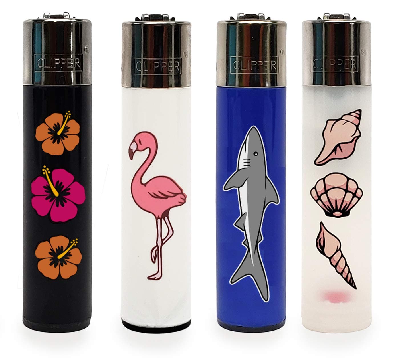 Clipper Lighter"Beach Feels" Design - 4 Item Bundle