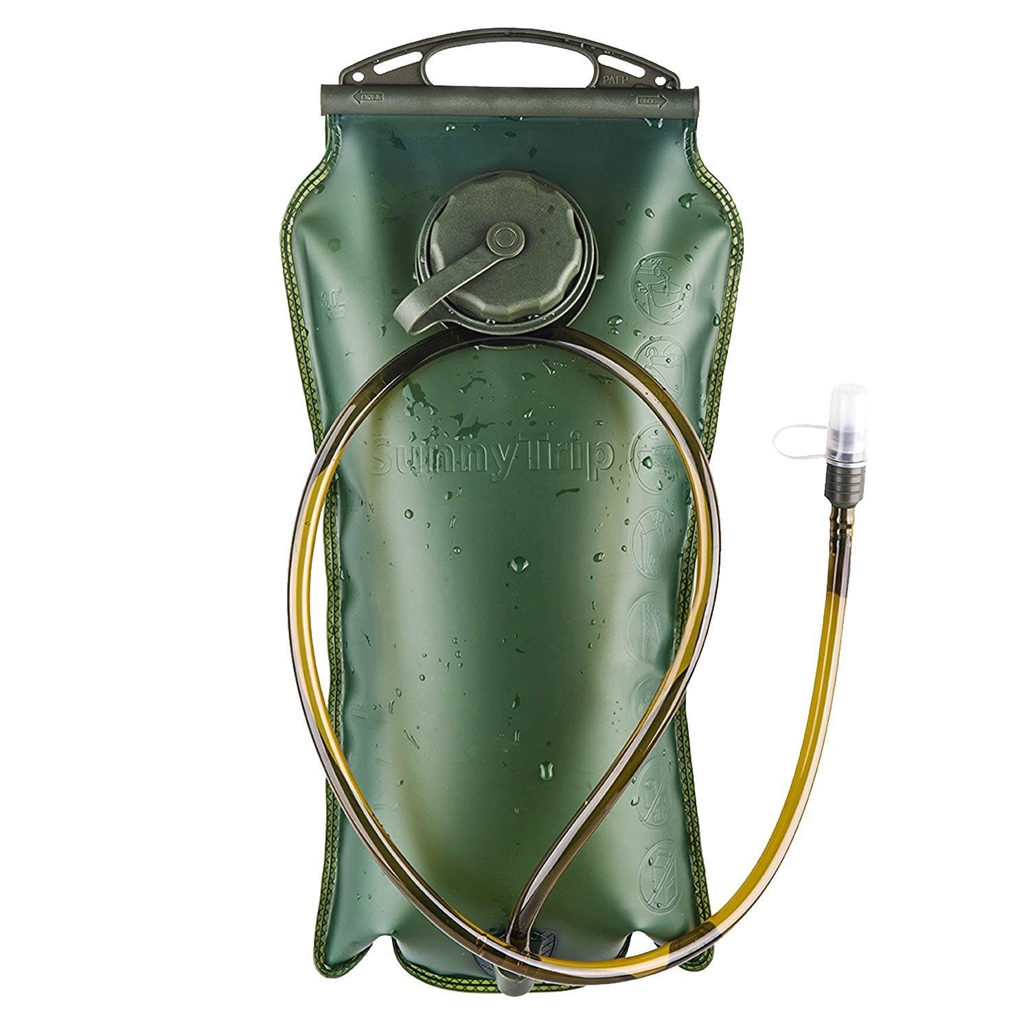 Hydration Bladder System 100oz/3litres, for Hydration pack .Easy to Clean Water Reservoir, Anti-bacteria, BPA Free Tasteless Water Bag Packs, for Cycling, Climbing, Hiking by SunnyTrip