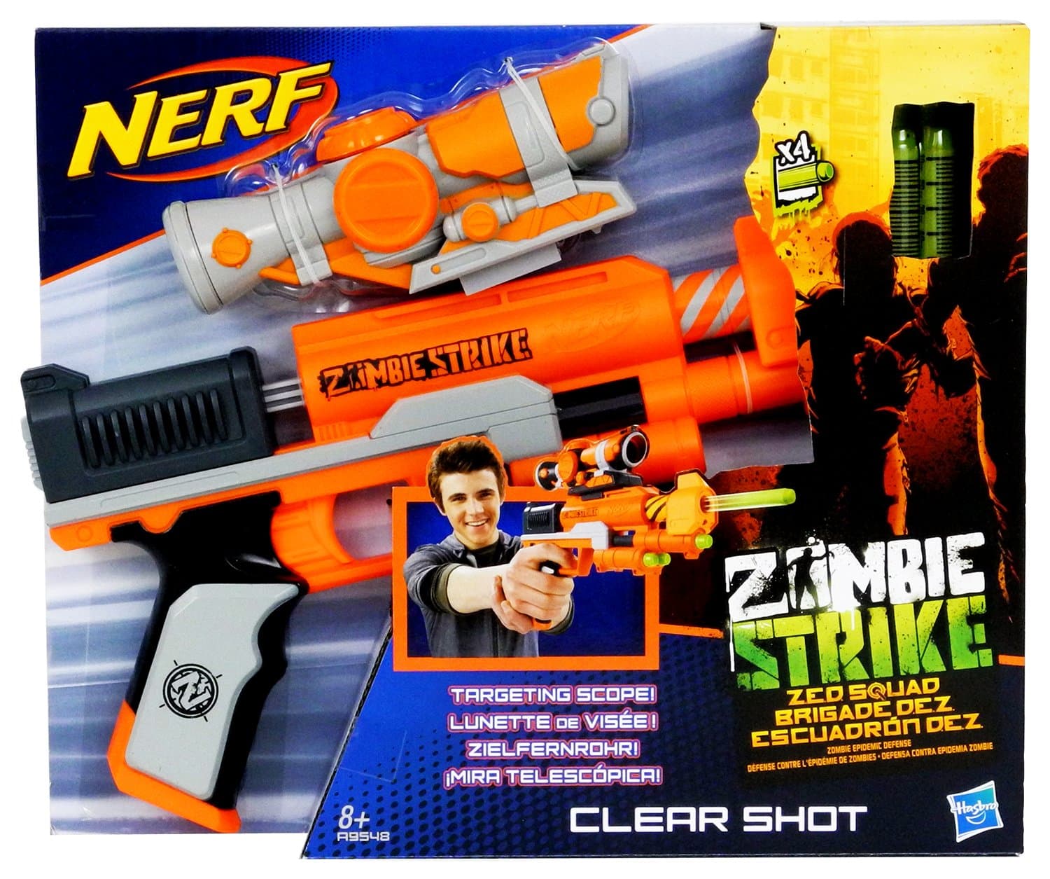 Nerf Zombie Strike Clear Shot