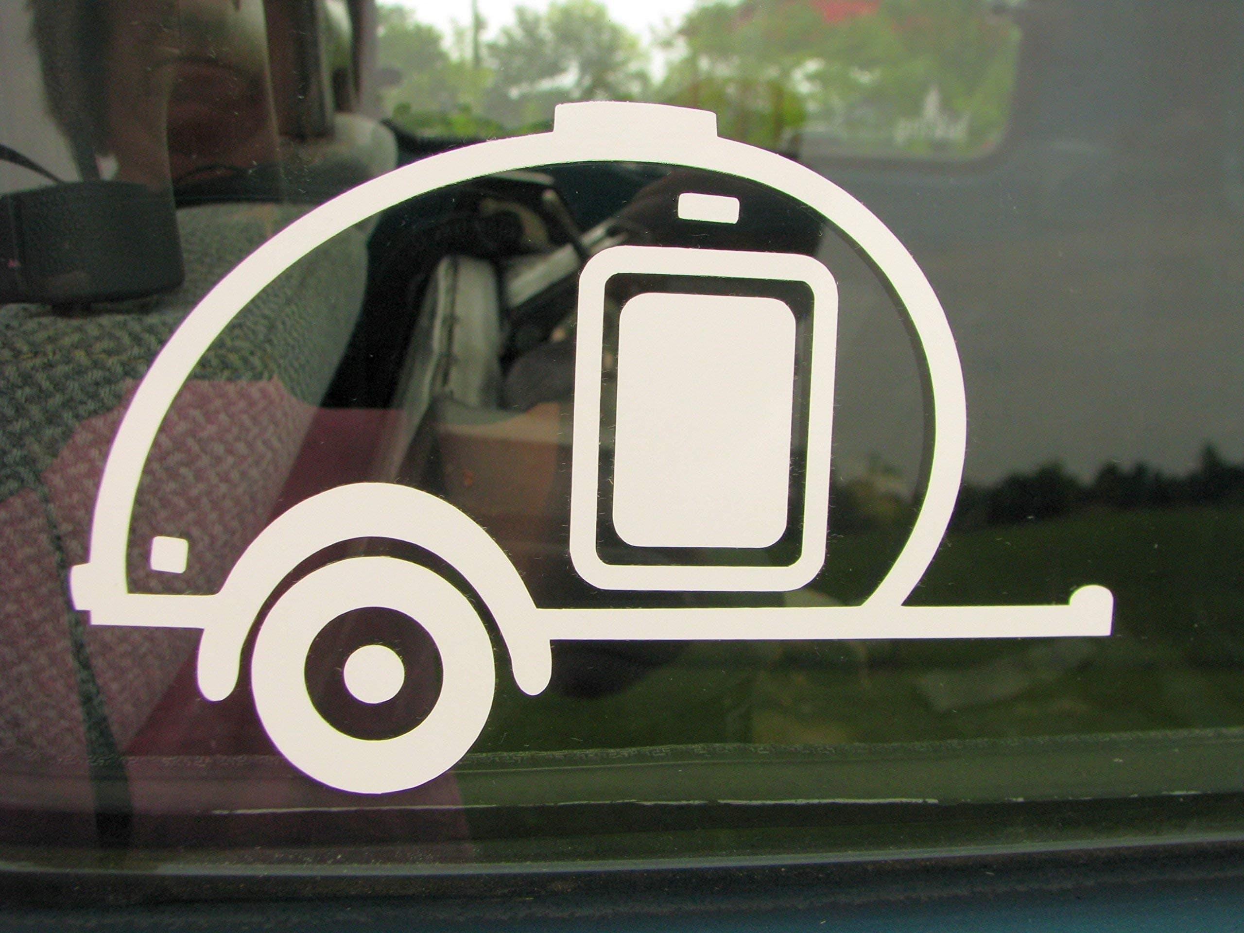 Teardrop Trailer Vinyl Decal