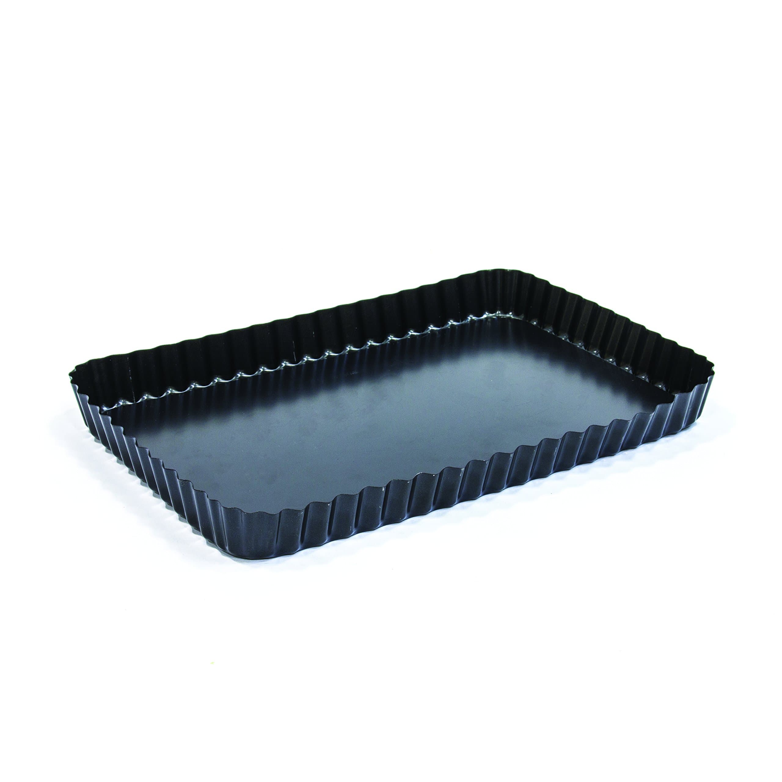 Cuisy KC2190-Cake mold with removable metal rectangular bottom, 21 x 31 cm