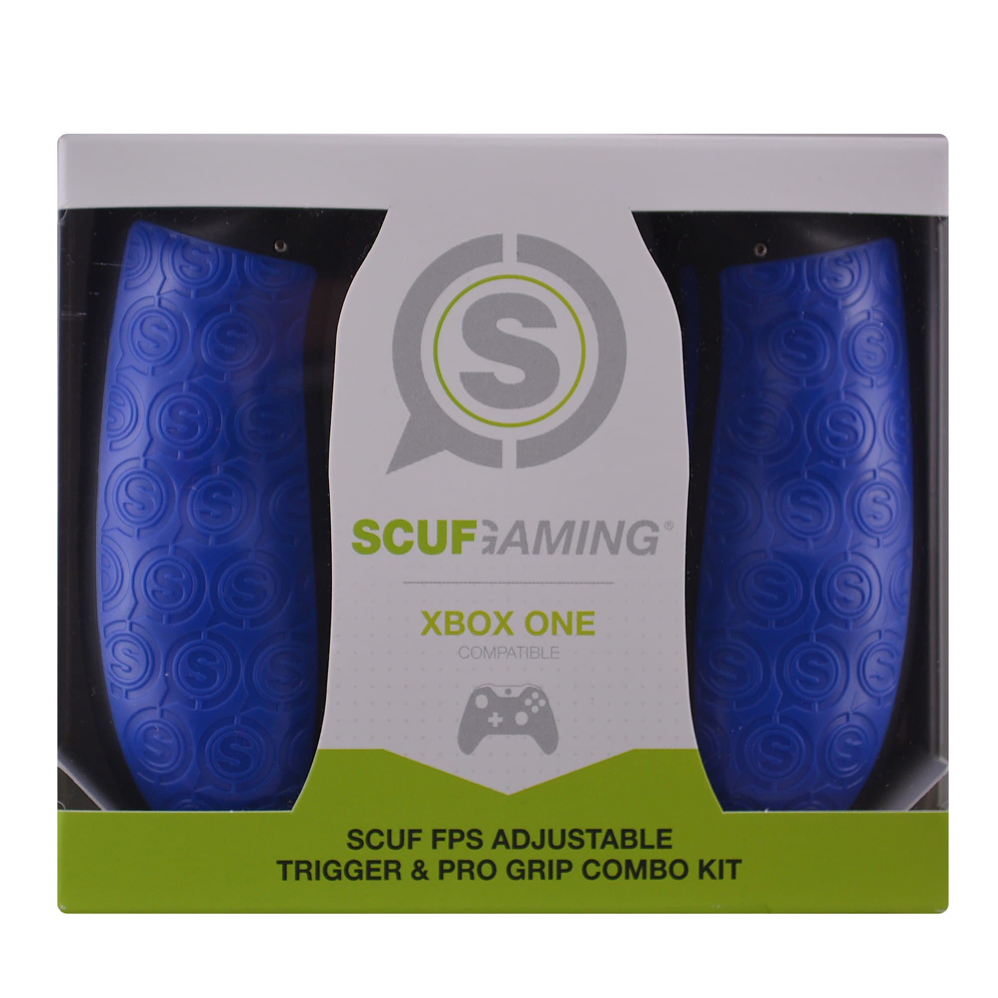 SCUF FPS Adjustable Trigger & Pro Grip Combo Kit - Xbox One Compatible (Blue)