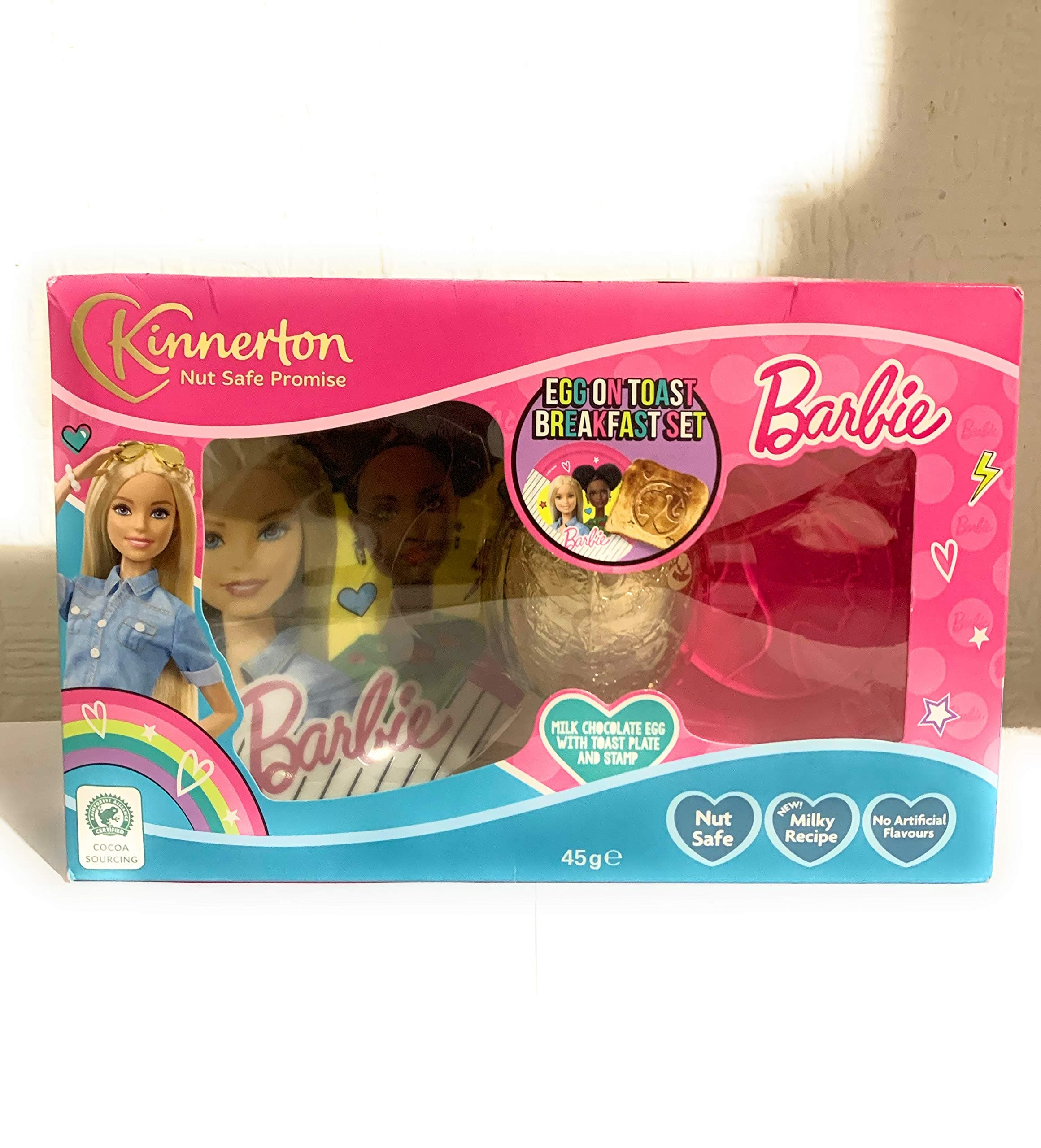 Barbie Easter Egg Gift Set. Egg on Toast Breakfast Set. Ideal Easter Gift. Suitable for Vegetarians