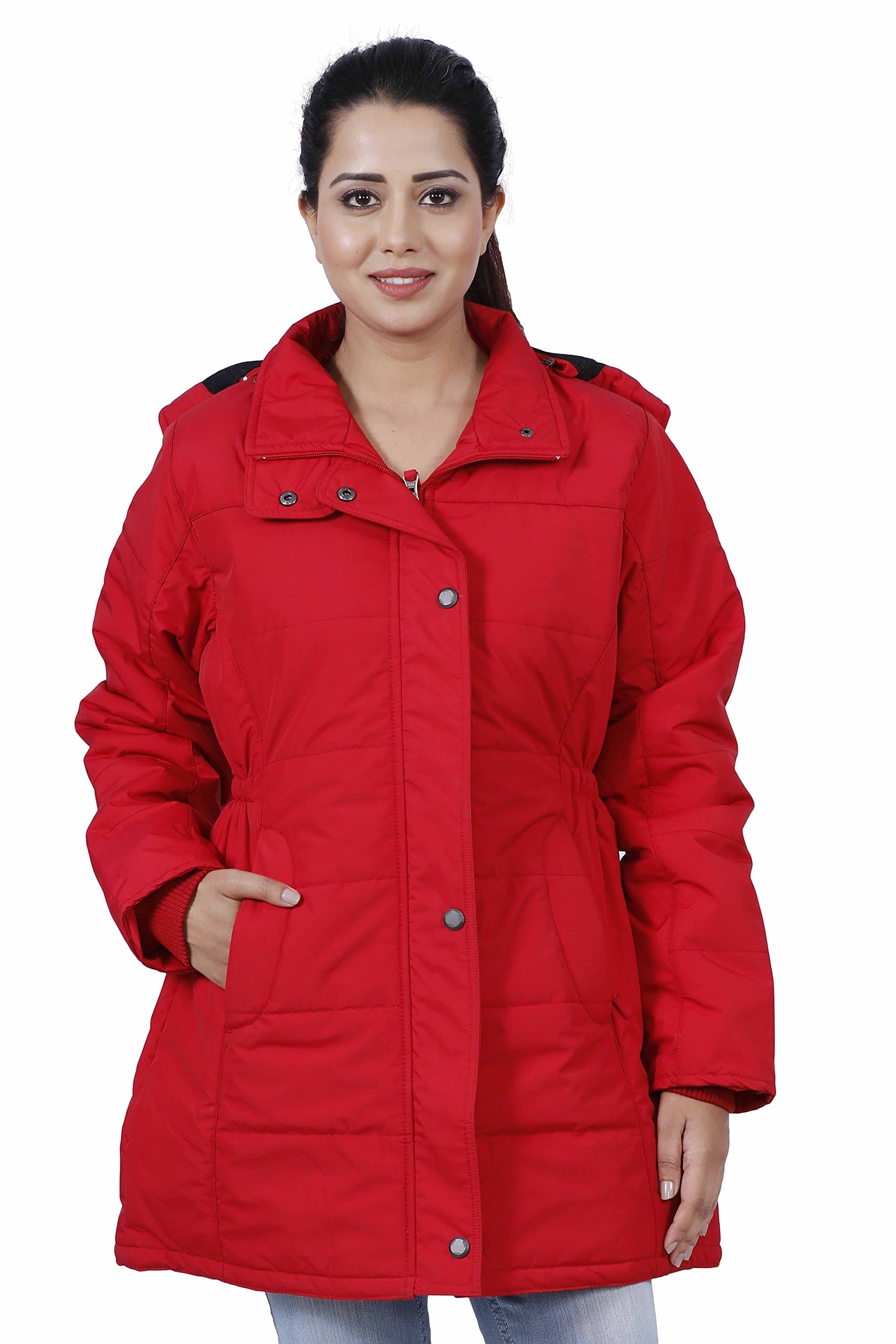 HIVERWomen's Solid Regular Jacket