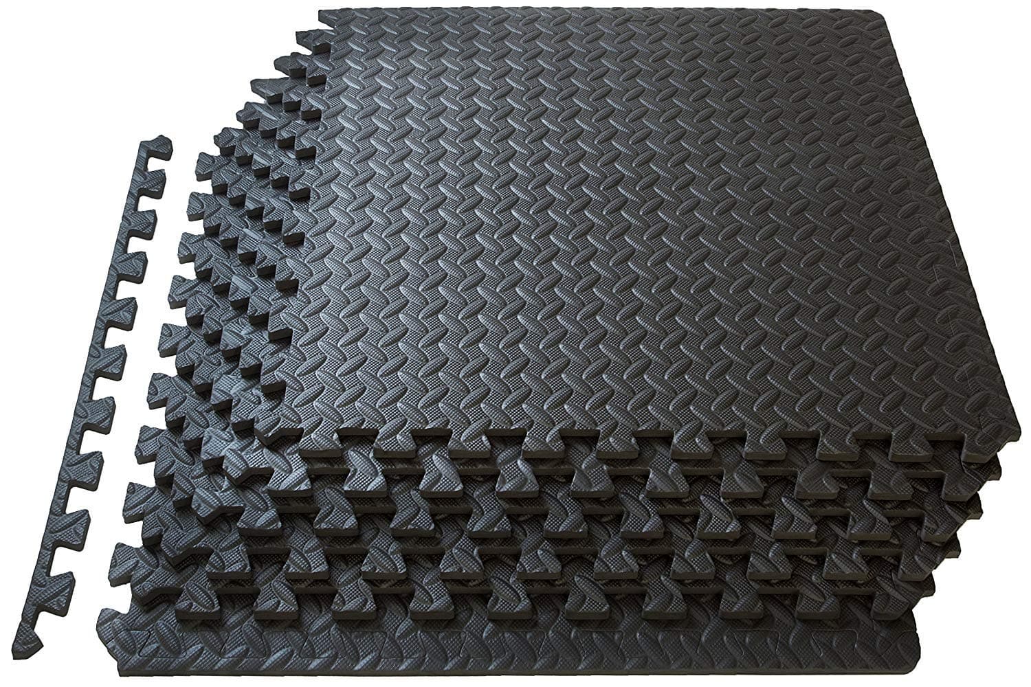 Puzzle Yoga Mat Eva Foam - Interlocking Tile 3/4 Thick 24 Square Feet, For Play Gymnastics Kitchen Living Room Workout Dumbbells Pull Gym Punching Bench Fitness Press Exercise Kettlebell Activity Pool