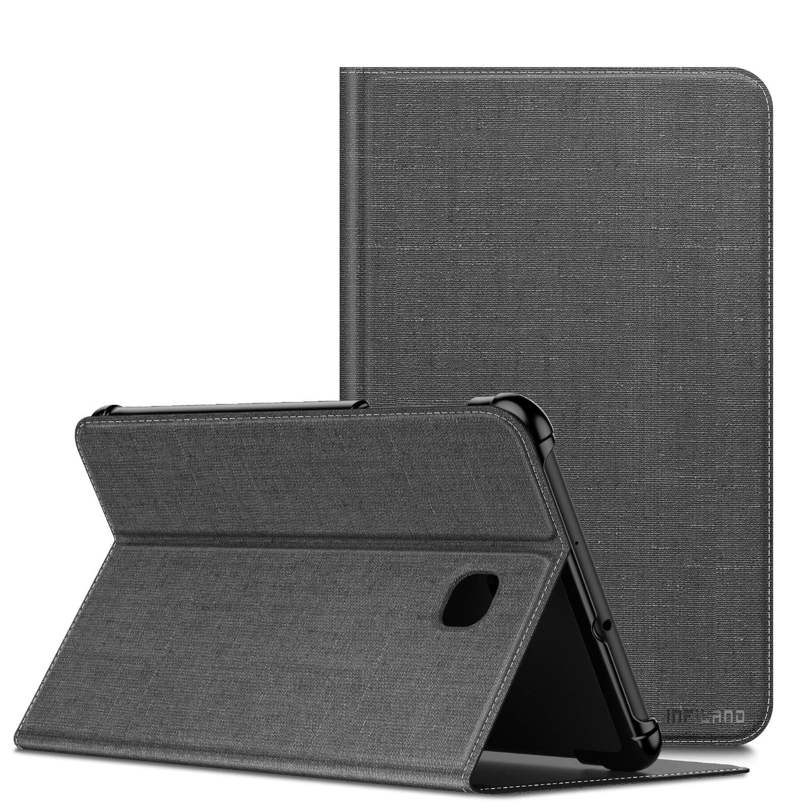 Infiland Galaxy Tab A 8.0 2018 Case, Multiple Angle Stand Case Cover Compatible with Samsung Galaxy Tab A 8 Inch 2018 Release Model T387 Tablet Verizon/Sprint/T-Mobile/AT&T, Gray