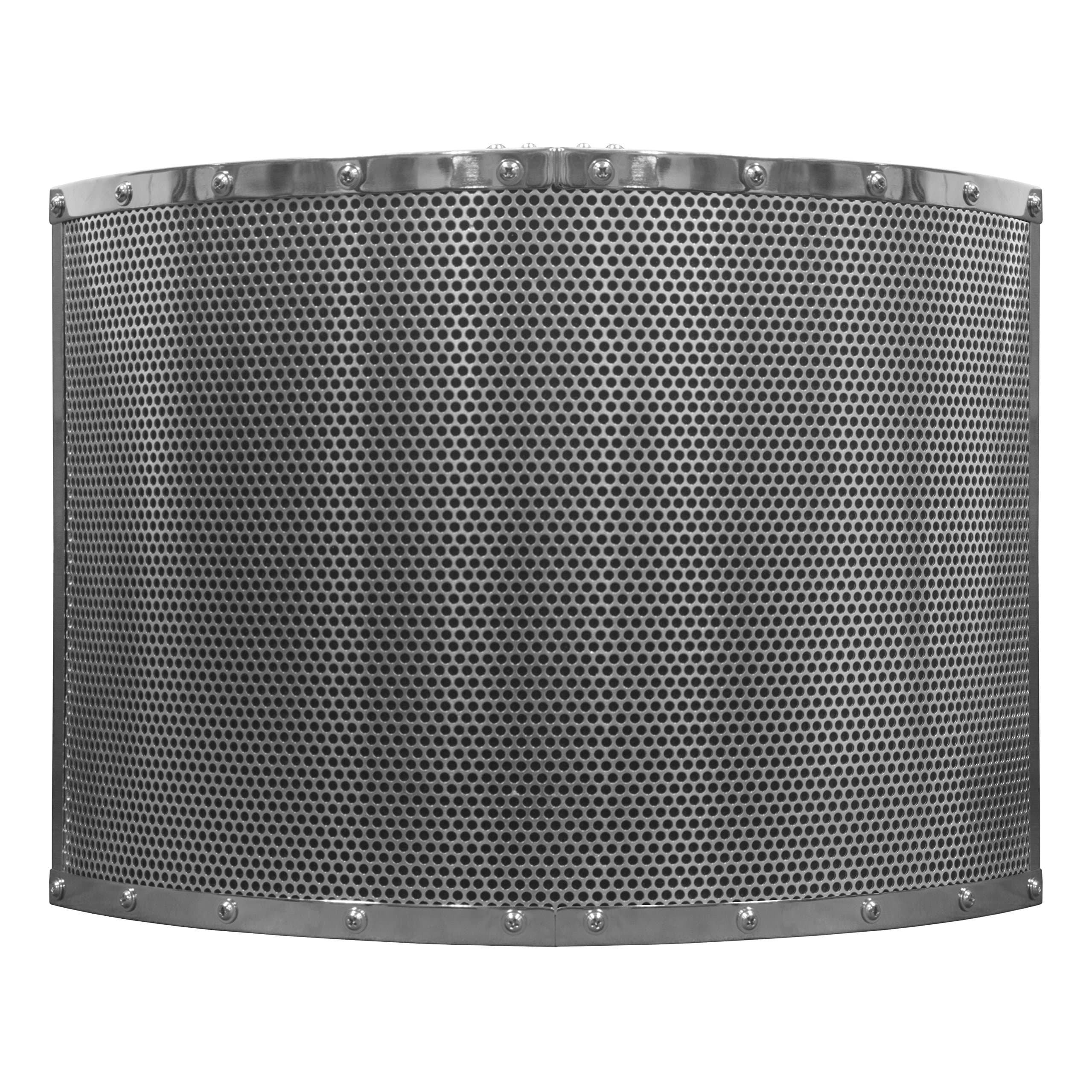 SKP Pro AudioRF-30 Studio Microphone Reflection Filter Isolation Shield Absorber Filter Vocal Isolation Booth with Lightweight Aluminum Panel, Thick Soundproofing Foams for Mic Stand