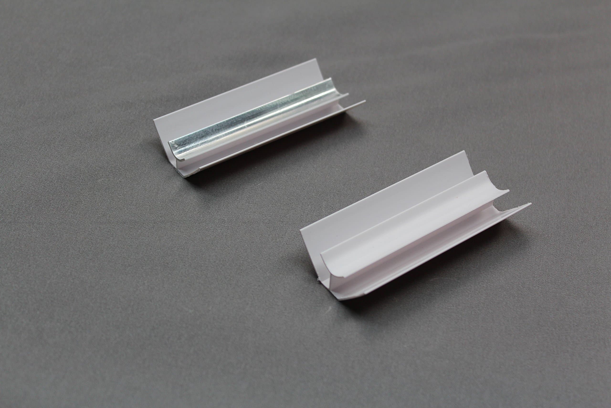 The Cladding Store White Internal Corner Trim 2.6m for PVC Cladding Shower Panels in Kitchen Bathroom Ceiling or Wet Wall 5mm (White)