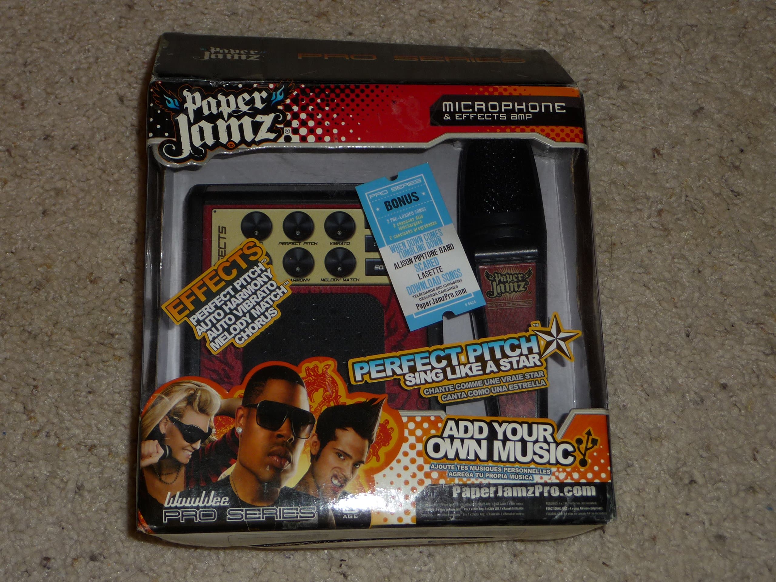 Paper Jamz Boy Pro Microphone (Red)