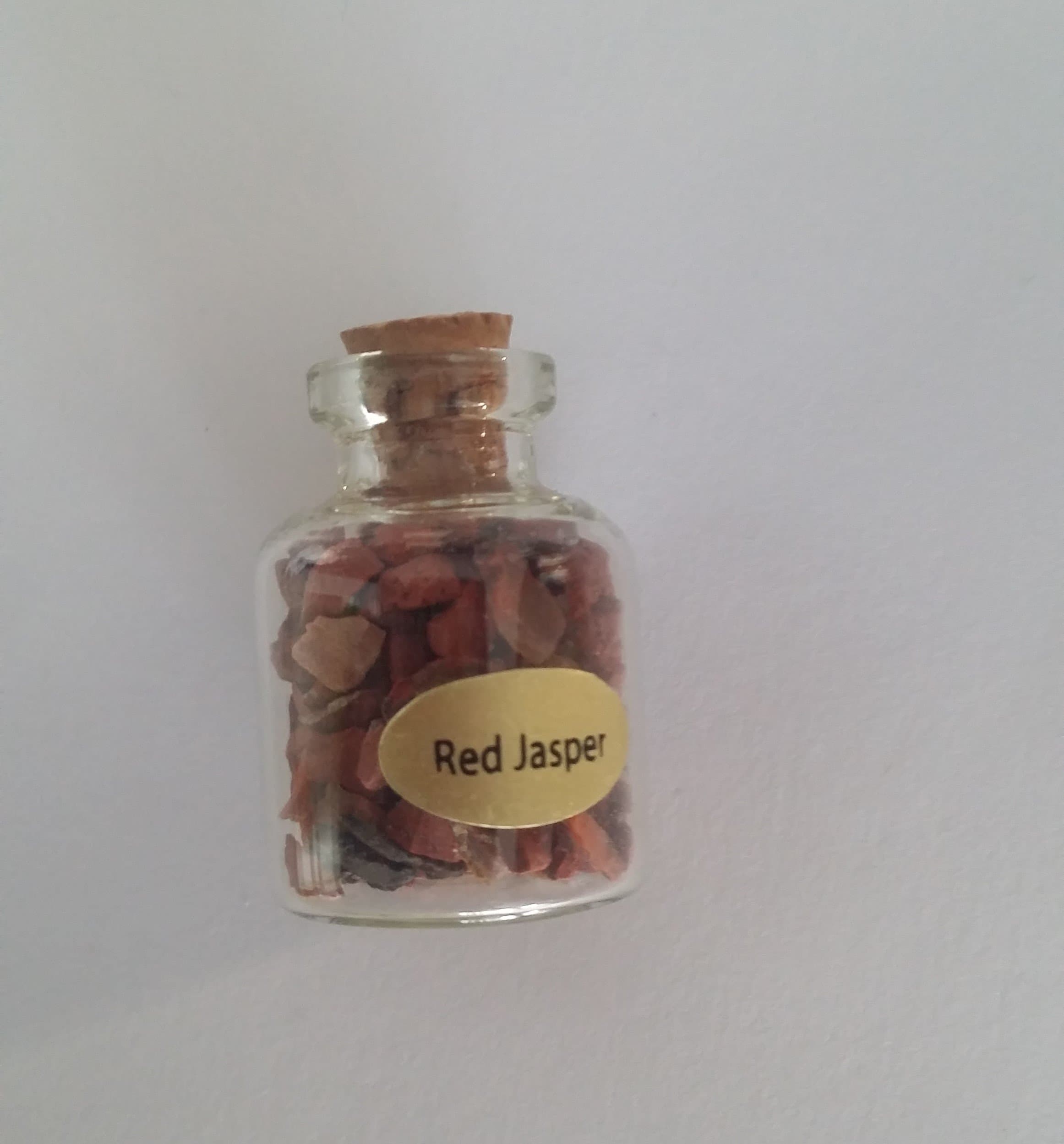 Bottle Chips Red Jasper