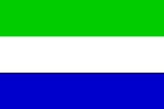 Sierra Leone Flag 5'x3'