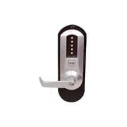 Kaba Simplex 5010BWL Lever Mechanical Pushbutton Lock Key Bypass Rim Exit Trim by Kaba Access Control