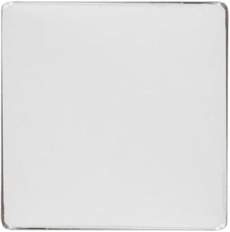 Decoranddecor Calla Square Cabinet Knob Door Pull Handle Kitchen Cupboard Furniture Drawer (6 Pack, Polished Chrome)