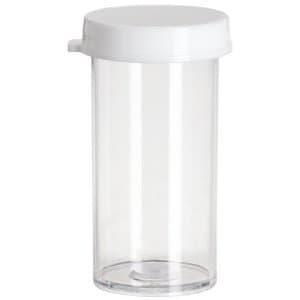 Plastic Snap Cap Vials: 3.5 Drams (13/16" x 1 7/16"): Pack of 25