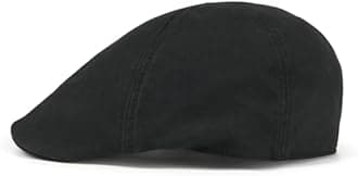 BOTVELA Newsboy Cap for Men Cotton Beret Ivy Irish Gatsby Driving Cabbie Hat