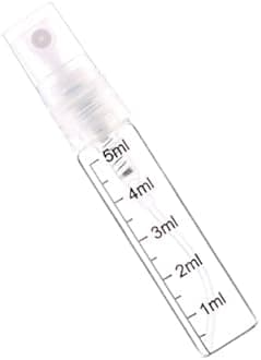 GMBYLBY Spray Atomizer 5/10ml Portable Empty Perfumes Refillable Travel Spray With Scale, Clear