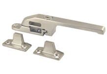 Modern Locking Window Fastener - Satin Chrome