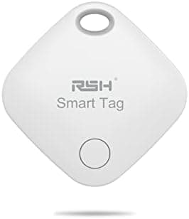 Key Finder, Bluetooth Luggage Tracker tag Locator Works with Apple Find My,Smart Tracker for Suitcase, Bag, Backpack, Wallet,Replaceable Battery Smart tag Item Finder (1 Pack)