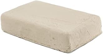 Pébéo Gédéo White Firing Clay 1.5 kg – Natural Fine Pottery – Modelling, Sculpting & Pottery – Kiln Firing 980–1050°C