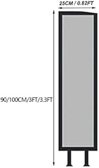 Villa Wrought Iron Stair Railing - Indoor/Outdoor Tempered Glass Staircase Handrail, Independently Installable - Black