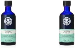 Neal's Yard Remedies Soothing Bath Oil | Relax Body & Mind w/Soothing Therapeutic Oils| 100ml (Pack of 2)