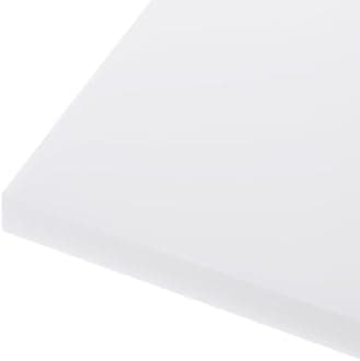 1219 x 305 x 12mm HDPE Plastic Sheet, High Density Polyethylene Sheet Cutting Board White Solid Block, [for Marine, DIY, Home Floor]