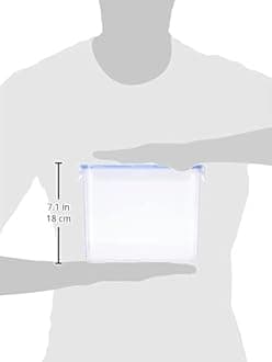 Aristo Lock & Fresh 223 Plastic Storage Container For Storing grains, pulses, rice, wheat etc- 3570 ML, Transparent Clear, (22.5 x 13.5 x 17.5) cm