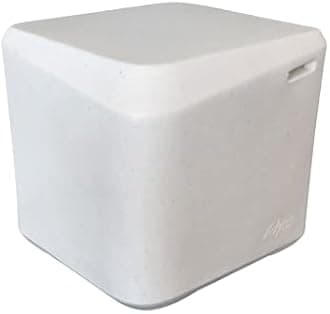 Aqua Outdoors - Small Side Table - for Inside Pool, Sun Shelf & Patio Surfaces - Designed for Shallow Shelves Up to 10” - Compatible with All Pool Types - Poolside & Sun Deck Tanning - White Granite