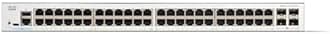 Catalyst 1300-48T-4X Managed Switch, 48 Port GE, 4x10GE SFP+, Limited Lifetime Protection (C1300-48T-4X)