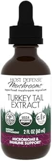 Host Defense - Turkey Tail Extract, Mushroom Support for Immune Response, 60 Servings (2 oz)