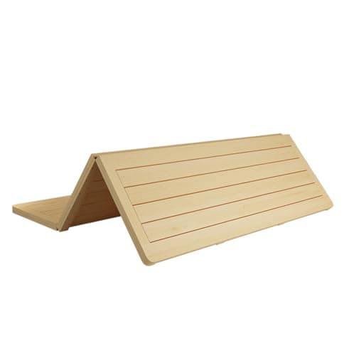 LVLDAWA Foldable Bed Support Board, Solid Wood Breathable Ranked Skeleton Simples Wooden Mattress Soft Bed Becomes Hard Waist Protector Bed Board For Sofa(90x140cm)