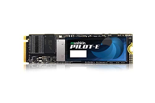Mushkin Pilot-E – 500GB PCIe NVMe – Opal Data Encryption – M.2 (2280) Internal Solid State Drive (SSD) – Gen3 x4 – 3D TLC - (MKNSSDPE500GB-D8)
