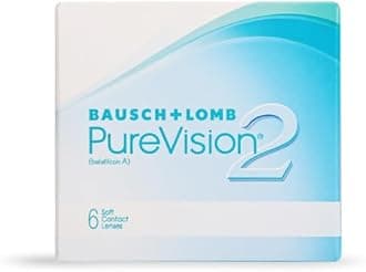 Bausch & Lomb Purevision2 Contact Lens - Spherical | Monthly Disposable | Silicone Hydrogel Material | (-5.25, Pack of 6)