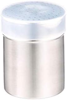 KitchenCraft Stainless Steel Medium-Hole Flour Dredger/Icing Sugar Shaker, Silver
