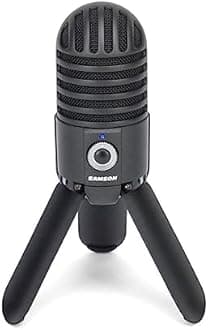 Samson Meteor Mic USB Studio Microphone Chrome Titanium Black