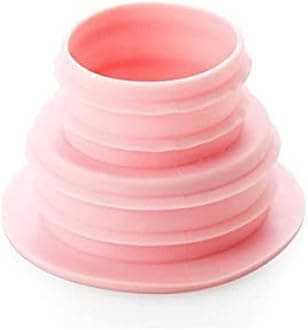 KPNG Drain Pipe Seal Hose Silicone Plug, Silicone Sealing Plug Kitchen Pipe Deodorant Sewer Seal Ring Washing Machine Drain Multipurpose Pipe Connector For Floor Drain Basin Bathroom Kitchen Sink Laundry Room (1 Piece, Color:Pink)