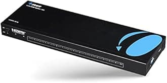 Orei 1 in 16 4K Out HDMI Splitter 4:4:4 8-bit - HDMI 2.0, HDCP 2.2, 18 Gbps, 4K @ 60Hz HDMI Duplicator/Distributor UltaHD High Resolution (UHDS-1016) (1x16)