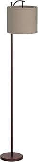 Rottogoon Floor Lamp for Living Room, LED Standing Lamp with 2 Lamp Shades Tall Industrial Floor Lamp Reading for Bedroom, Office (9W LED Bulb Included) - (Oil-Rubbed Bronze)