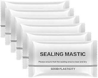 Waterproof Sealant Mastic, 2025 New Repair Sealing Clay Wall Gaps Filler, Quick Mending Mud for Drain Connection, Wall Hole, Air Conditioning Hole Waterproof Seal Putty (0.06 pounds/Pack) (6)