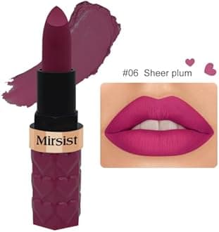 [Non stick cup] Matte lipstick is durable, waterproof and non fading - matte color locking, which can drink water and eat without taking off makeup, and soft fog lipstick (06#)