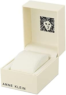 Anne Klein Women's AK/3296 Accent Bangle Watch and Bracelet Set, Gold/Ivory, Made in Japan