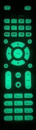 FormulerLuminous Glow In the Dark Programmable Learning Remote Control for Z8 / Z Alpha / Z7+5g / Z7+ / ZX5g / ZX/Icone Iron/Wegoo/Dreamlink T3 / T2 Prime / T2+ / T1 plus / T1