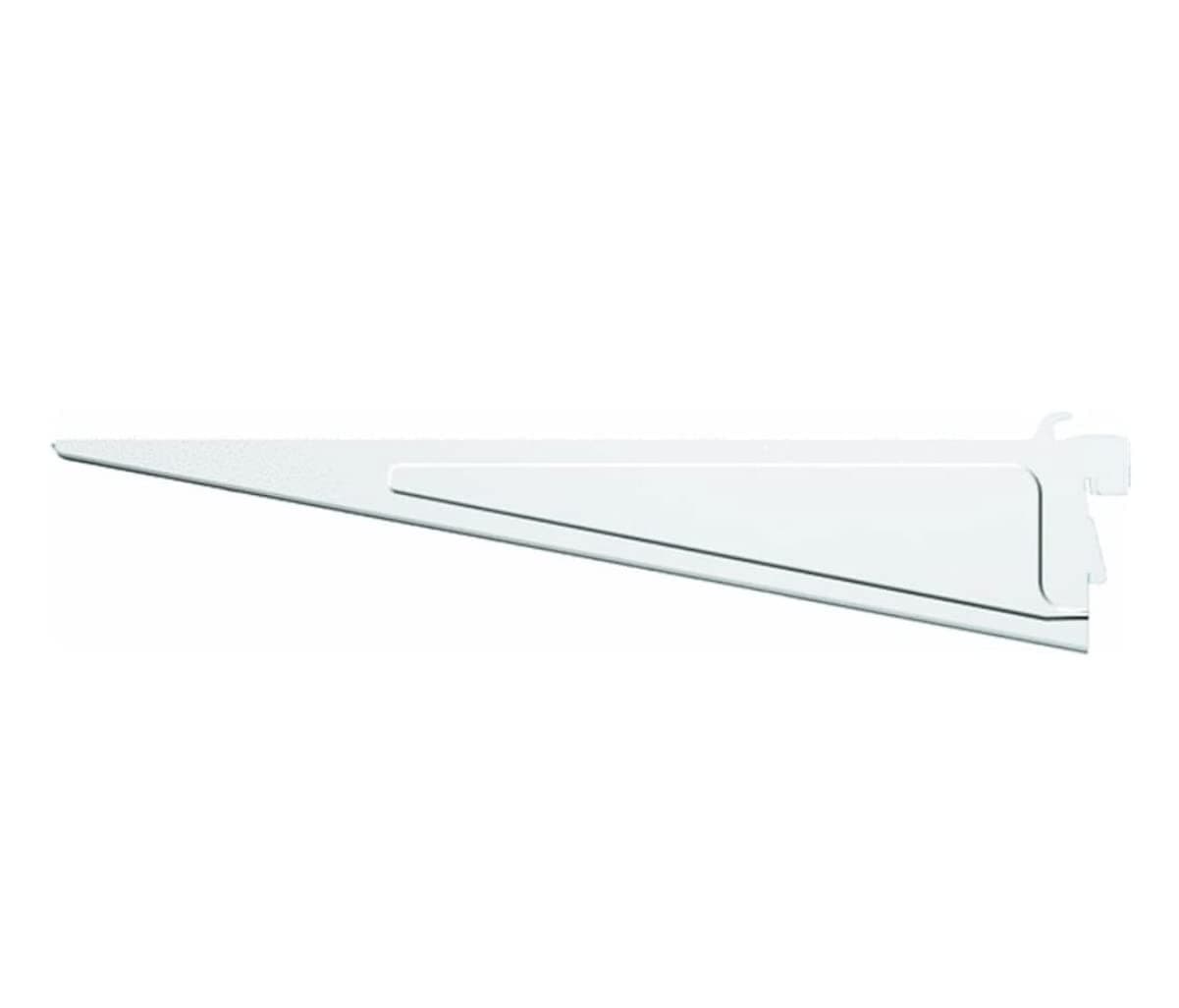2853 ShelfTrack 12-Inch Locking Shelf Bracket, White, Quantity 6