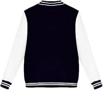Koverify Solid unisex Varsity Jacket For men and Women/Baseball Jacket/University Jacket