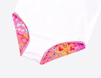 Nokecina Girls Swimsuits One-Piece Bathing Suits Multicolor Kids Sport Summer Beach Swimwear for 2-10 Years Old