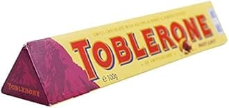 Toblerone of Switzerland Fruit & Nut with Raisins, Honey & Almond Chocolate Bar, 12 Pack Pouch, 12 X 100 G, 1200 Gm