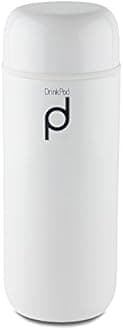 Grunwerg 200Ml White Pioneer Vacuum Insulated Leak Proof Drinkpod Capsule Flask 6 HOU