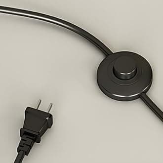 Unique Floor Lamp with Iron Shade and Foot Switch Modern Floor Light for Stylish Indoor Lighting 3 Color Temperatures - 110V-120V Red